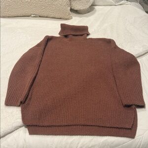 Abercrombie Brown Turtleneck Sweater